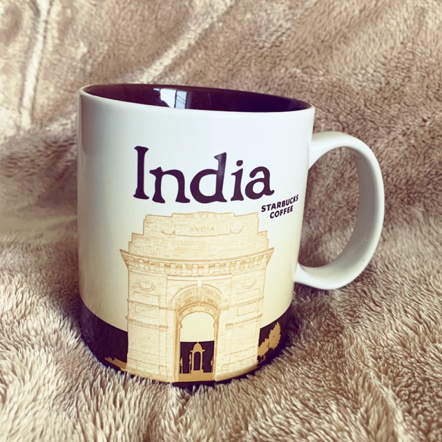 Mug Starbucks - India Country Mug Ceramic 473 ML. แก้วสตาร์บัคแท้