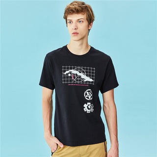 GIORDANO เสื้อยืดผู้ชาย Mens Printed short-sleeve tee 04090205