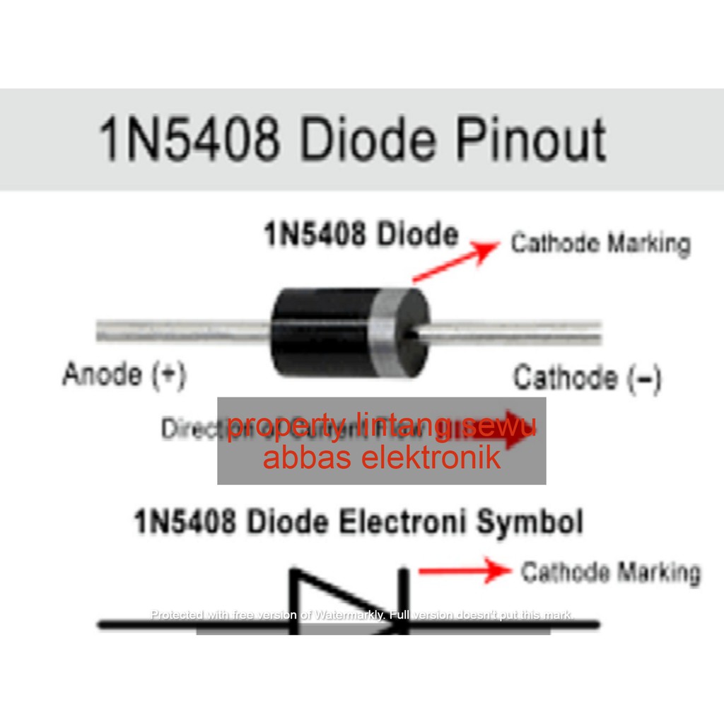 10 ชิ้น 3 Ampere Diode 3a In5408 ใน 5408