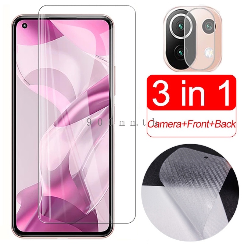 ฟิล์มกระจก Xiaomi 11 Lite 5G NE กระจกนิรภัย HD ป้องกันหน้าจอ สำหรับ Xiaomi Mi 11 10T 10 11 Pro Lite 5G Poco X3 NFC M3 ฟิล์มกระจกกันเลนส์กล้อง & ฟิล์มหลัง