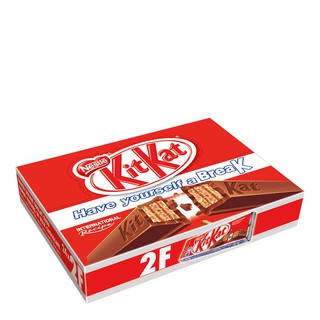 คิทแคท เวเฟอร์เคลือบช็อกโกแลต 17 กรัม (24 ห่อ) Kit Kat Chocolate Coated Wafer 17g (24 Packs)