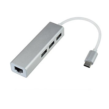 SALE USB3.1 Type C to RJ45 Gigabit Ethernet LAN Network+3.0 3-portHubCable Adapter #คำค้นหาเพิ่มเจลทำความสะอาดฝุ่น Super Cleanสาย AC PoWer1.8 G-LINGการ์ดรีดเดอร์ Card Readerสายต่อจอ Monitorสายชาร์จกล้องติดรถยนต์