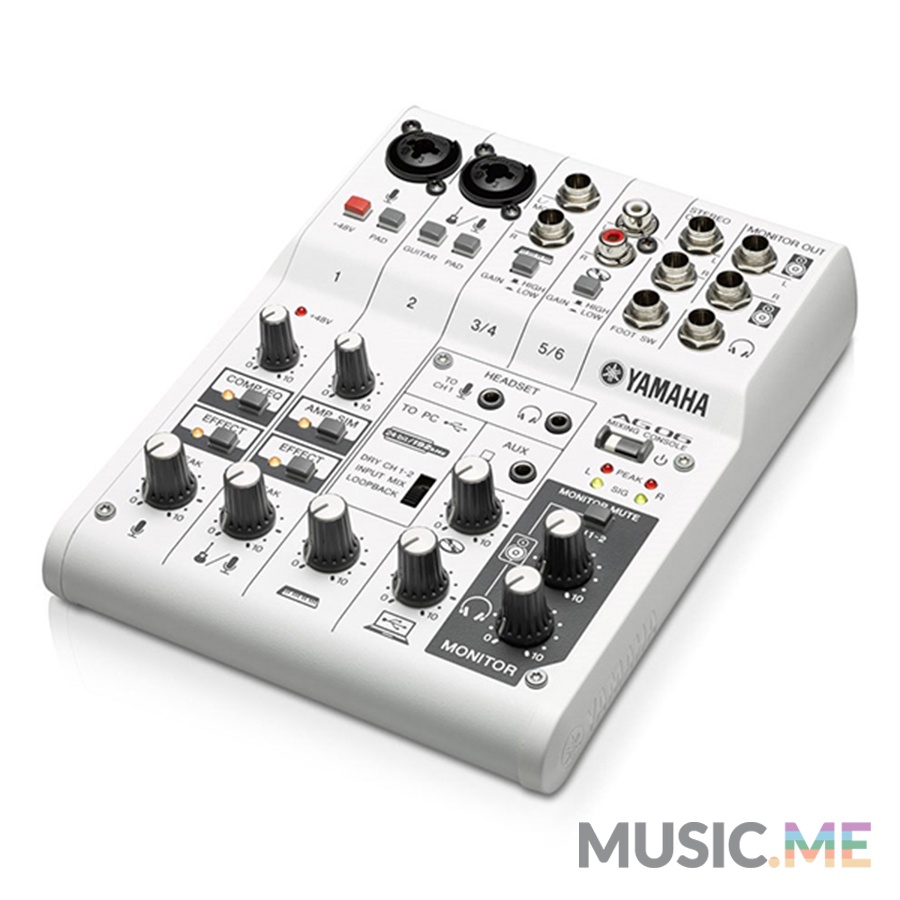 Yamaha AG06 Mixer with USB Audio Interface