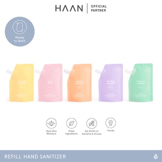 HAAN Blossom Elixir 100ML Refill Pouch - Hand Sanitizer ถุงเติมสเปรย์แอลกอฮอล์ฮานขนาด 100ML