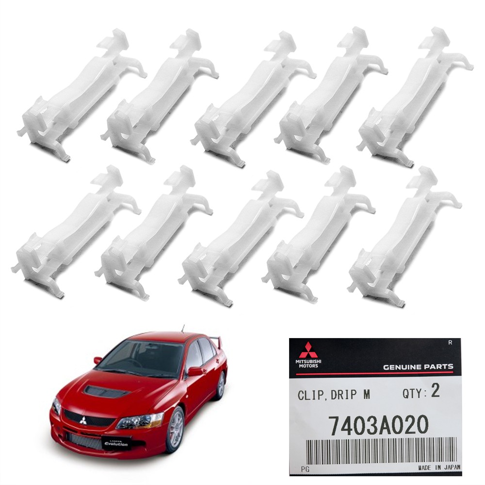 ก ปหล งคา ก บพลาสต กย ดค วหล งคา ของแท 10ช น ส ขาว สำหร บ Mitsubishi Lancer Evolution Cs3 Cs5 Cs9 ป 04 14 Shopee Thailand