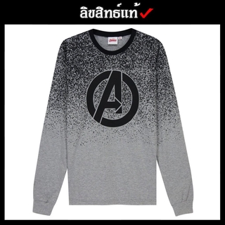 ✅ ลิขสิทธิ์แท้ ✅ เสื้อยืดแขนยาว เสื้อแขนยาว เสื้อมาเวล เสื้อสีเทา ลาย Avengers เสื้อสเวตเตอร์ Marvel รุ่น 583