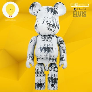 gachabox Bearbrick Andy Warhols Elvis Presley 1000％ แบร์บริค พร้อมส่ง ของแท้ Medicom Toy Be@rbrick