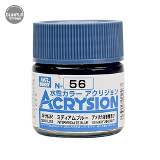 Mr.Hobby MR.ACRYSION COLOR N-56 INTERMEDIATE BLUE 4973028112467 (สี)