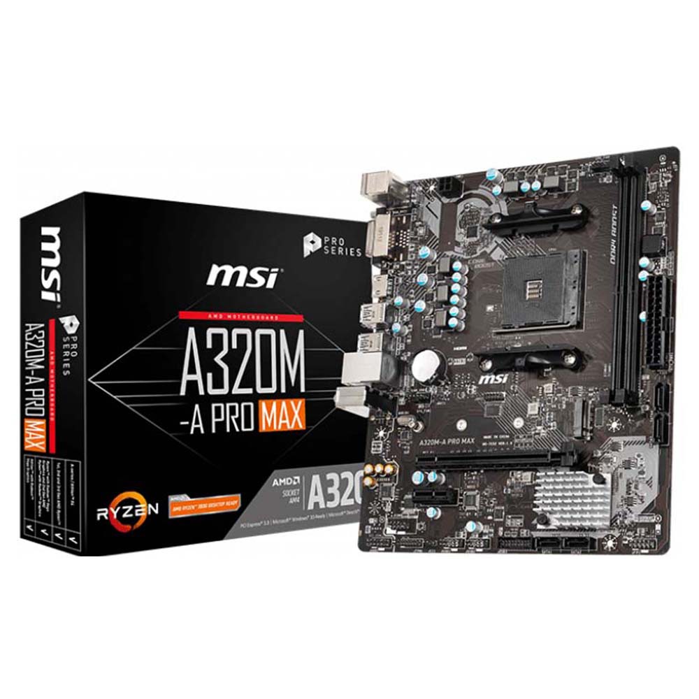 MSI Mainboard A320M-A PRO MAX AMD AM4