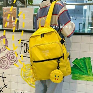 พร้อมส่ง!!!!!!!
Happy backpack กระเป๋าเป้ใบใหญ่ กันน้ำได้