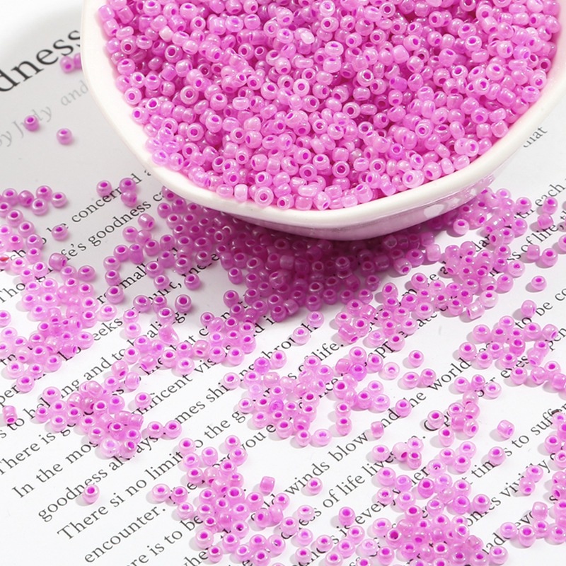 ลูกปัดแก้ว แฮนด์เมด 2/3 มม. สําหรับทําเครื่องประดับ DIY 500-1000 ชิ้น - รูปที่ 3