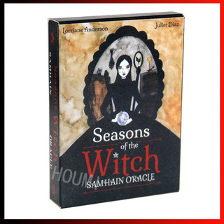 ใหม่การ์ดดิเวนชั่นนําเวอร์ชั่นภาษาอังกฤษ Tarot Game Seasons Of The Witch