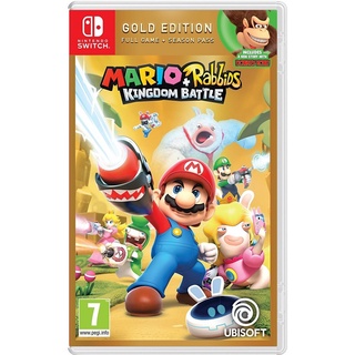 [+..••] พร้อมส่ง ⛟ ผ่อน 0% | NSW MARIO RABBIDS: KINGDOM BATTLE [GOLD EDITION] (เกม Nintendo Switch™🎮)