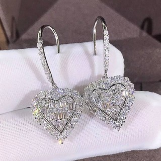 Diamond Earring งานเพชร CZ แท้ งานสวยมว้ากกกกกถึงมากที่สุดคะ รุ่นนี้แนะนำเลยค่ะ เพชรเยอะ