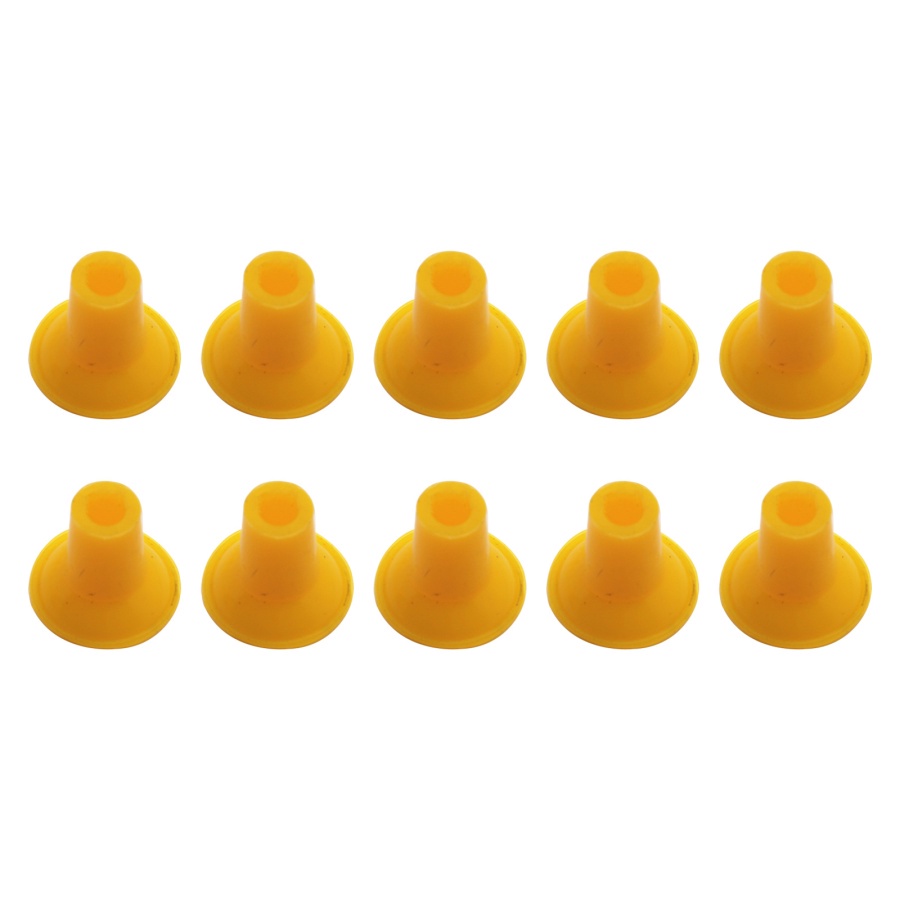 JJ10pcs เครื่องบดวาล์วยาง Sucker สีเหลืองสําหรับรถยนต์รถจักรยานยนต์ Electro-pneumatic วาล์วบดถ้วย