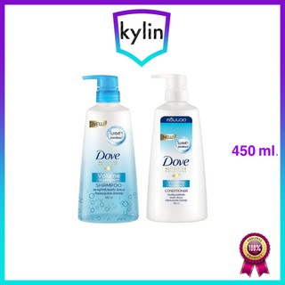 DOVE Shampoo Volume Norishment Light Blue 450 ML &amp;Conditioner Volume Norishment Light Blue 450 ML