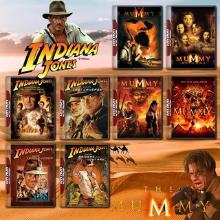 Indiana Jones ภาค 1-4 + Mummy ภาค 1-4 DVD Master พากย์ไทย