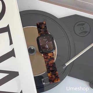 ume หินอ่อน นาฬิกาข้อมือ สาย smart watch สำหรับ สาย ซีรีส์ 11 10 9 87 6 5 4 3 2 1 ขนาด 38/41/42/40/44/45/46/49 มม