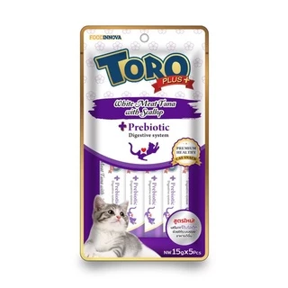 แมวเลีย โทโรโทโร่ พลัส toro toro plus 15 กรัม (แพ็ค5 ซอง)