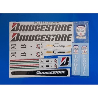 สติกเกอร์ Bridgestone สําหรับติดรถจักรยาน mb-0