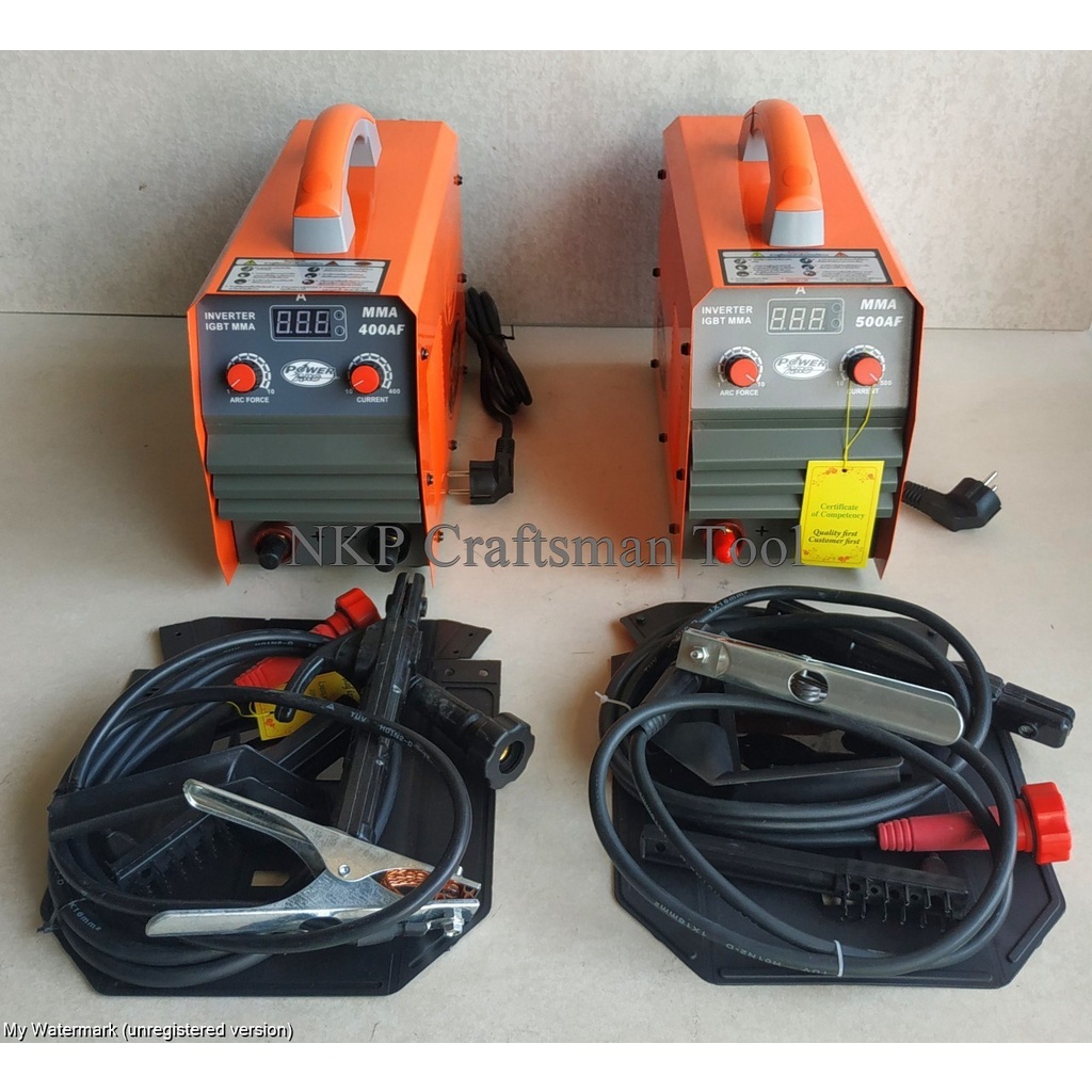 ตู้เชื่อม เครื่องเชื่อม อินเวิร์ทเตอร์ พาวเวอร์อาร์ค INVERTER POWERARC รุ่น MMA-400AF MMA-500AF ของแ