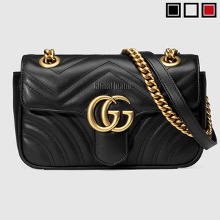 Gucci GG Marmont กระเป๋ามินิผ้า22 cm   446744