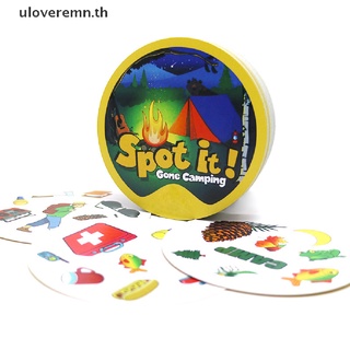 Ulo Dobble Spot It card Game บอร์ดการ์ดเหล็ก สไตล์ฮิปฮอป ของเล่นสําหรับเด็ก TH