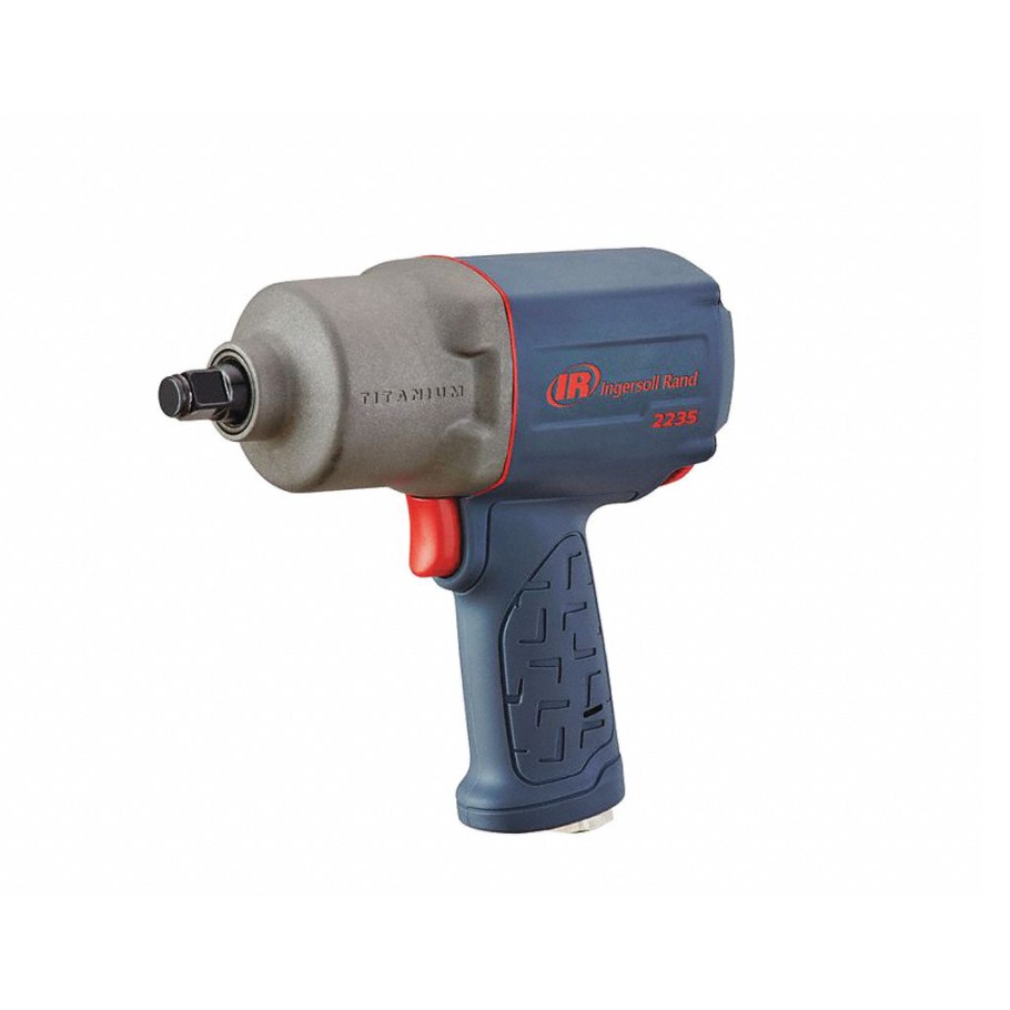 INGERSOLL-RAND 2235TiMAX Air Powered 1/2 in Square, Impact Wrench, 90 psi, 900 ft-lb Fastening Torqu