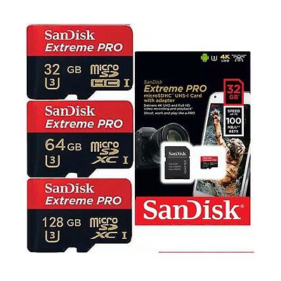 Original Sandisk EXTREME PRO U3 Class 10 Micro SD TF Memory Card ...