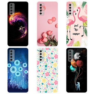 เคสโทรศัพท์ซิลิโคน TPU แบบนิ่ม พิมพ์ลายการ์ตูน สําหรับ Huawei Y7A Y7A Y7A