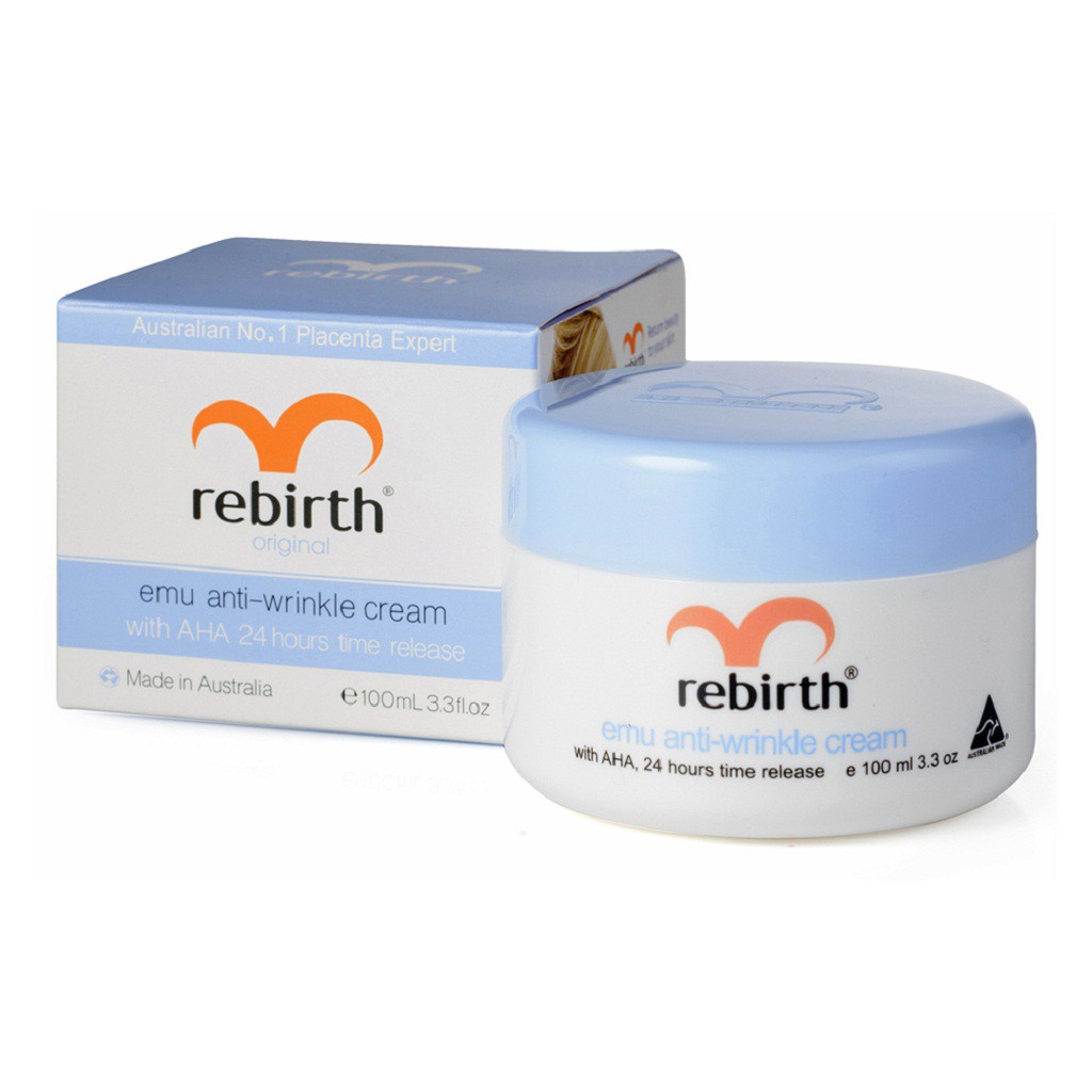Rebirth Emu Anti-Wrinkle Cream with AHA  100g