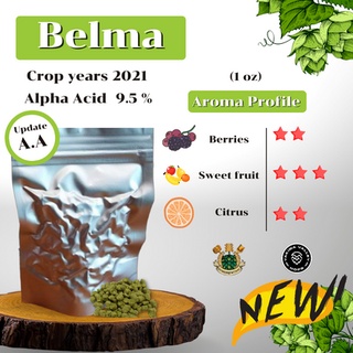 Belma hop  1 oz ( Crop years 2021 )