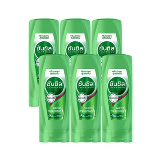 🔥HOT🔥 ซันซิล ครีมนวดผม เฮลธีเออร์ แอนด์ ลอง สีเขียวอ่อน 60 มล. แพ็ค 6 ขวด Sunsilk Conditioner 60 ml x 6 green