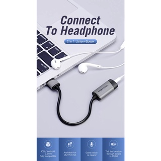 Vention (CDJHB) USB External Sound Card USB to AUX Jack 3.5mm Earphone Adapter Audio Mic