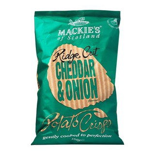 Mackie Cheddar &amp; Onion Ridge 150g  แม็คกี้เชดด้าและหัวหอม 150 กรัม
