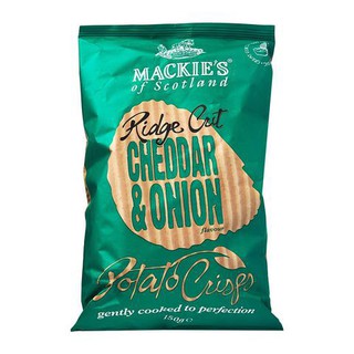 Mackie Cheddar &amp; Onion Ridge 150g  แม็คกี้เชดด้าและหัวหอม 150 กรัม