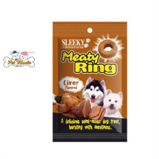 SLEEKY Meaty Ring มีตตี้ริง ขนาด 70 กรัม รสตับ