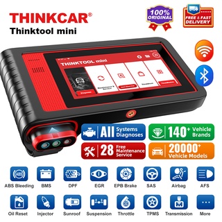 Thinkcar Thinktool เครื่องสแกนเนอร์วินิจฉัยรถยนต์ OBD2 DPF A/F 28 Reset OBD 2 Code