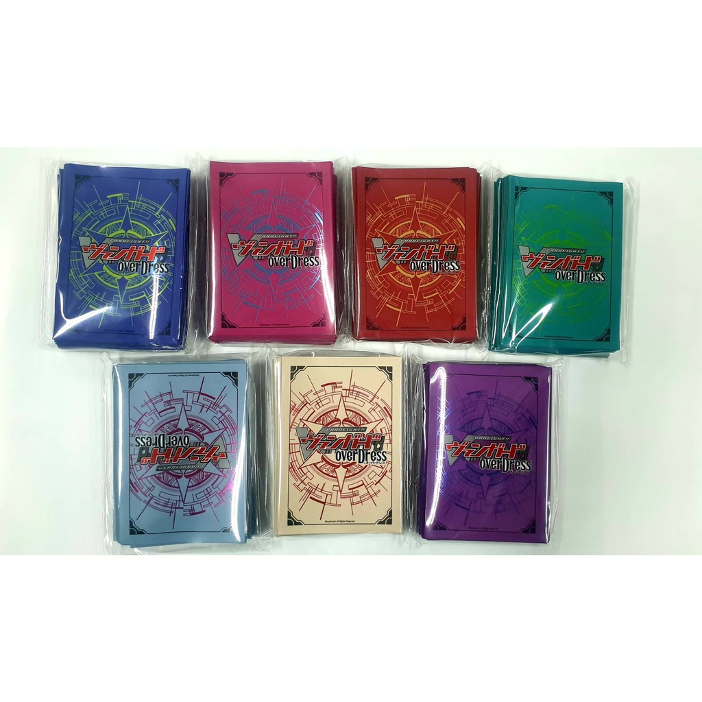 ซองใส่การ์ด Bushiroad Sleeve Collection Mini Cardfight!! Vanguard overDress ลายหลังการ์ดภาค overDres