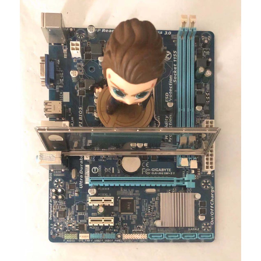 GIGABYTE GAH61MS1 Desktop Motherboard H61 Socket LGA 1155 i3 i5 i7