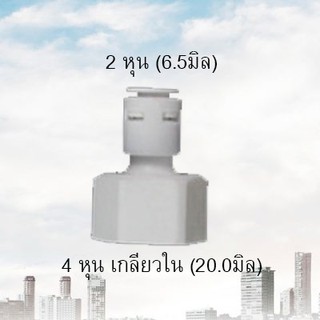 ข้อต่อท่อเครื่องกรองน้ำ 2หุน-4หุนเกลียวใน