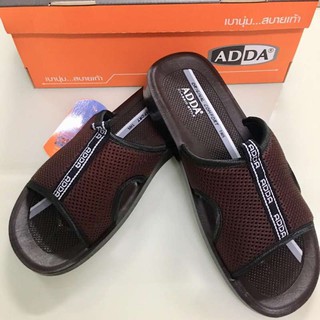 รองเท้าแอดด้า Shoe ADDA PU 7J05-M1 Brown M3 size 39-45 สีน้ำตาล ทำจากพียูสวมใส่เบา สบายเท้า