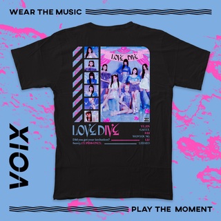 เสื้อยืด พิมพ์ลาย Kpop IVE "Love Dive"