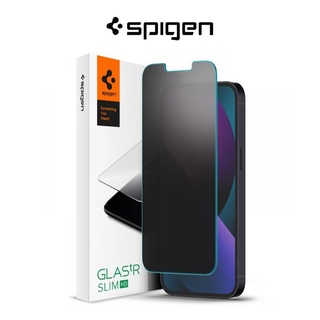 Spigen กระจกนิรภัยกันรอยหน้าจอ HD ป้องกันแสงสะท้อน เพื่อความเป็นส่วนตัว สําหรับ iPhone 14 13 Pro 13 2021