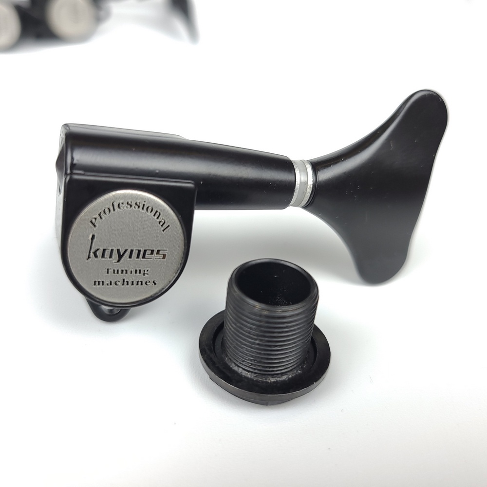 Kaynes หัวจูนเนอร์ปรับแต่งสายกีตาร์ไฟฟ้า เบส 1:18 DJ242 สีดํา - รูปที่ 6