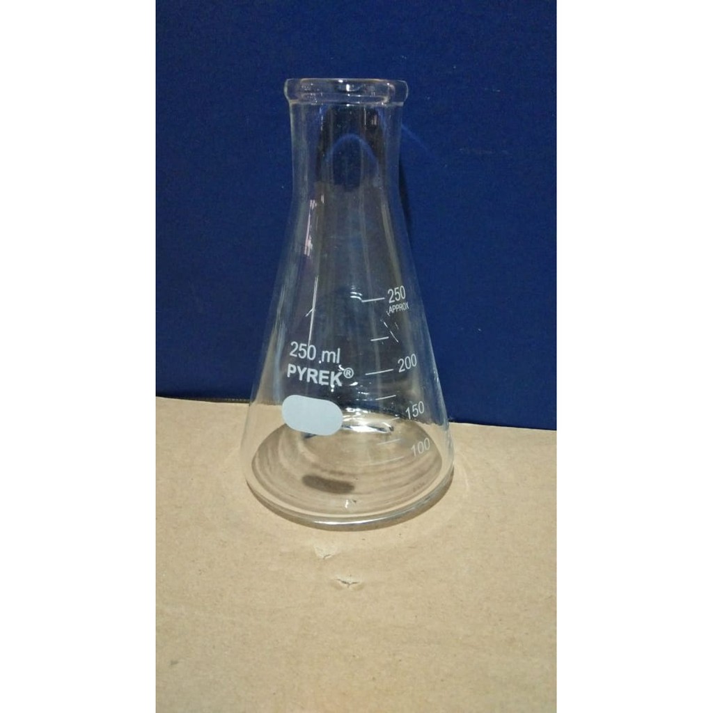 ERLENDMEYER FLASK, ปาก NARROW, PYREX - PRC ความจุ 300 มล.