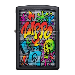 Zippo ไฟแช็กรุ่น 49605 Zippo Street Art ของแท้ รับประกันตลอดชีวิต นำเข้าและจำหน่ายโดยตัวแทนจำหน่าย