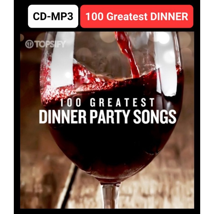 CDMP3 สากลรวมฮิต 100 Greatest Dinner Party Songs 2022 เพลงสากล