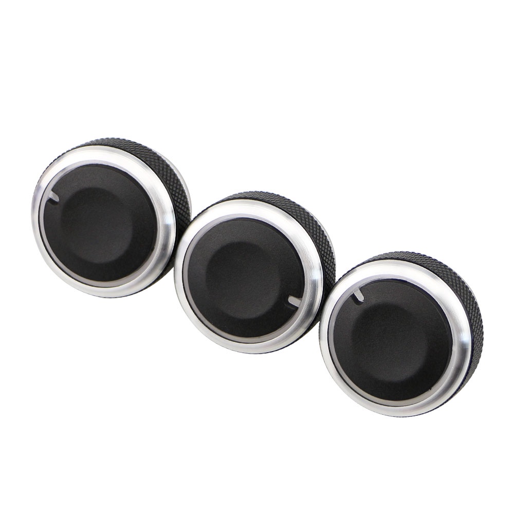 3pcs Per Set Aluminum Alloy Car Styling Air Conditioning Knob Ac Knob ...