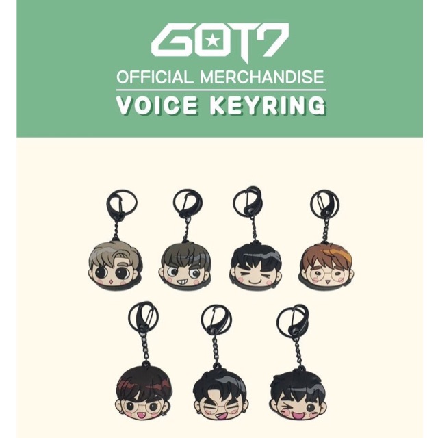 GOT7 voice keyring ของแท้ พร้อมส่ง